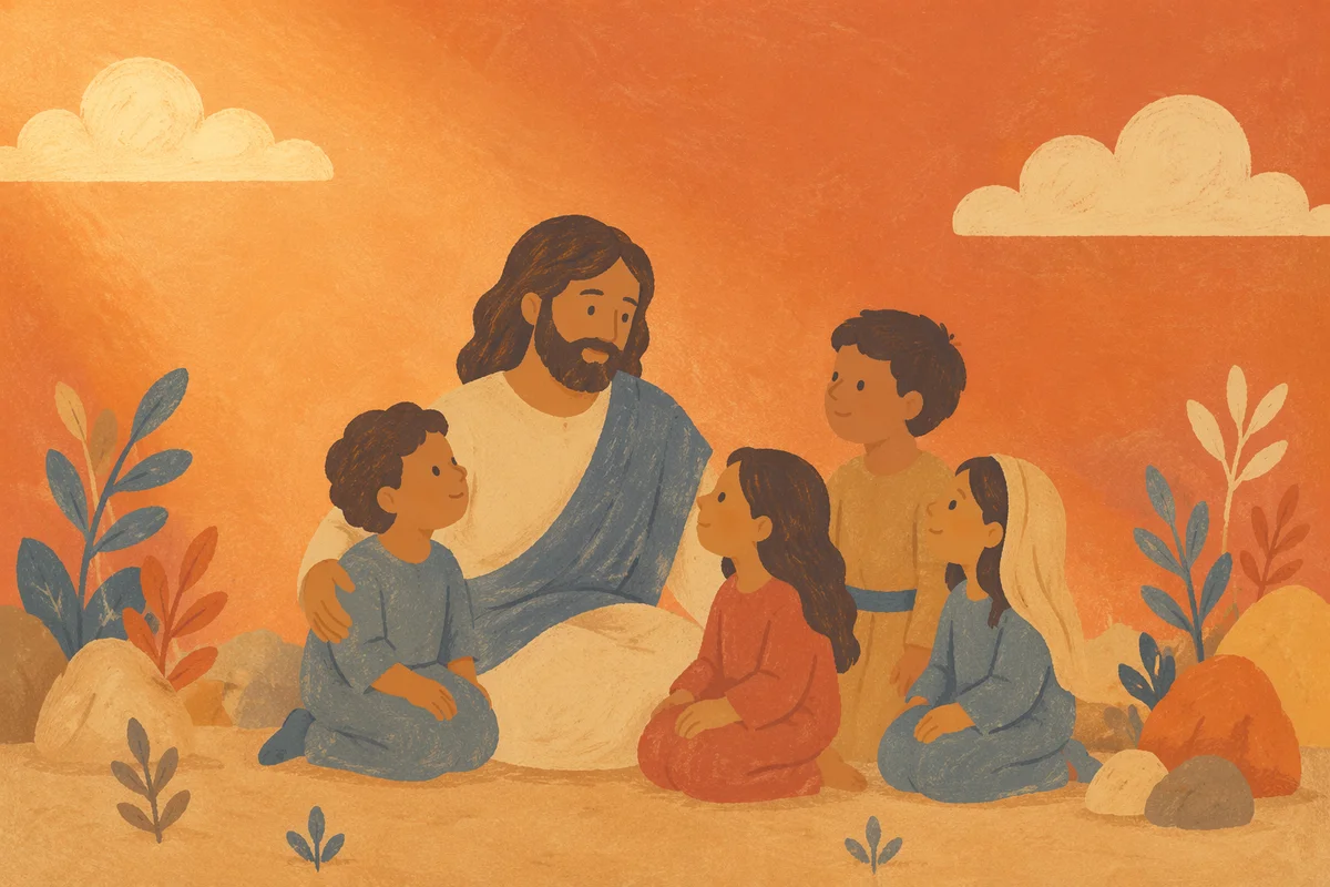 Warm Orange Matte Plaster Background